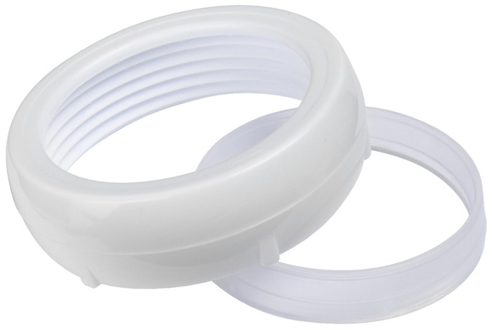 Kona & mutter t/vattenlås Ø32 mm Faluplast